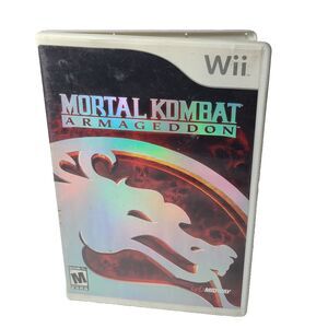 Mortal Kombat Armageddon Nintendo Wii 2007 Game Complete CIB Tested Authentic